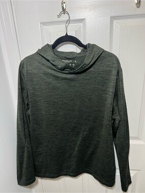 Abercrombie & Fitch Olive Green Crewneck Hoodie Sweater